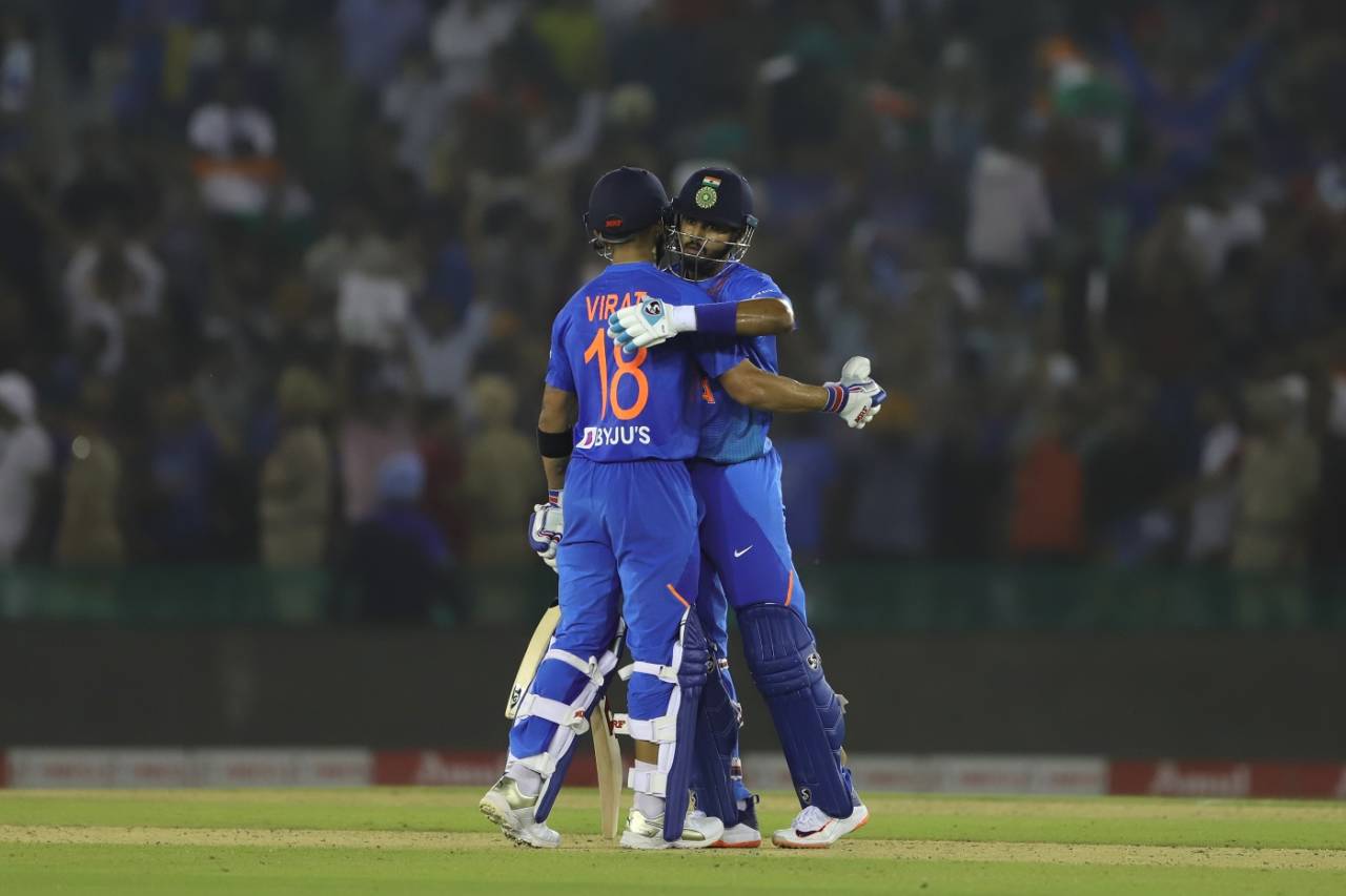 India win during the 2nd T20I match between India and South Africa held at the Punjab Cricket Association IS Bindra Stadium in Mohali on the 18th September 2019
Photo by Deepak Malik / SPORTZPICS for BCCI
