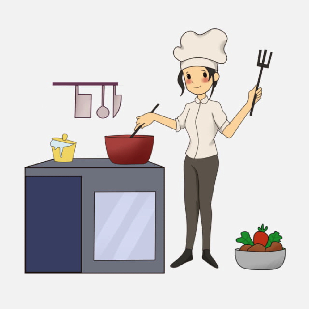 Санитария кухни иллюстрация