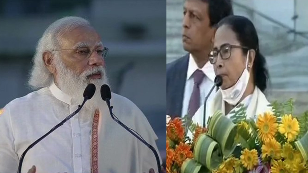 Jayshree Ram calls;  Outraged, Mamata ended her speech halfway through the stage with Modi