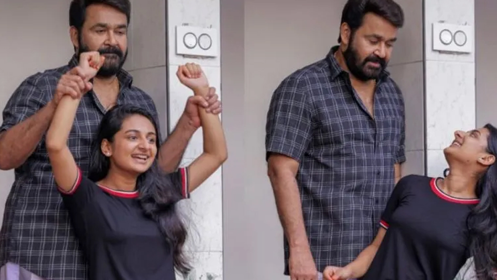 That laugh is enough to brighten up every day;  Esther shares her experience with Mohanlal