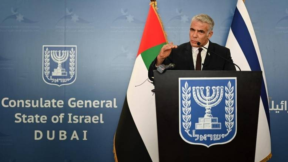 Foreign Minister Yer Lapid says the goal is friendship with neighboring countries