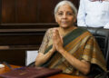 New Delhi: BJP MP Nirmala Sitharaman assumes charge as Finance Minister, at the South Block, in New Delhi, Wednesday, June 12, 2024. (PTI Photo/Shahbaz Khan) (PTI06_12_2024_000070A)