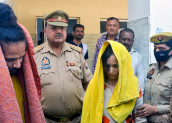 അറസ്റ്റിലായ മുസ്കാൻ, കാമുകൻ സാഹിൽ