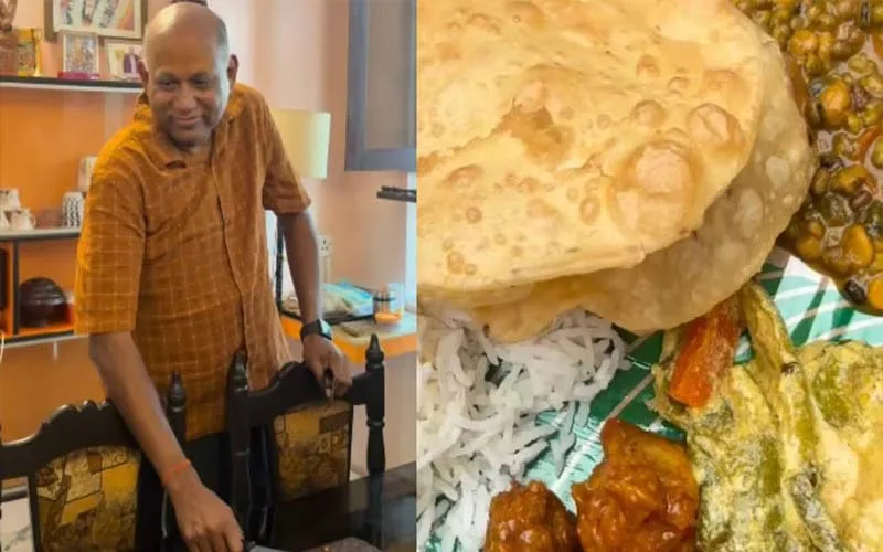 മനസ്സ് നിറച്ച് പ്രൊഫസറുടെ വക പിറന്നാൾ സദ്യ; സോഷ്യൽ മീഡിയയിൽ വൈറലായി ഒരു ‘ഐഐടി വിരുന്ന്’