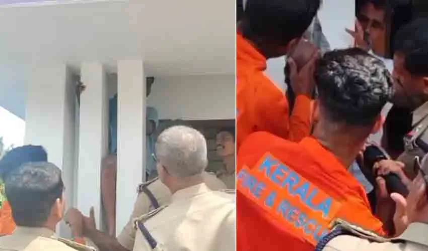 വിഴിഞ്ഞത്ത് വീടിന്റെ തൂണുകള്‍ക്കിടയില്‍ കുടുങ്ങിയ 12 കാരന് അഗ്‌നിരക്ഷാസേന രക്ഷകരായി