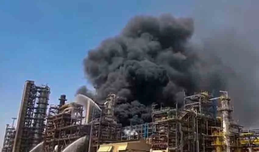 ഭാരതത്തിന്റെ ഊര്‍ജ്ജ സുരക്ഷയ്‌ക്ക് നേരെയുള്ള കടന്നുകയറ്റം: പച്പദ്ര റിഫൈനറിയിലെ തീപിടുത്തത്തില്‍ എന്‍.ഐ.എ അന്വേഷണം