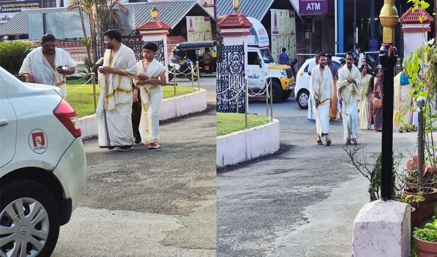 മുഖ്യമന്ത്രിയുടെ മകന് ഗുരുവായൂരിൽരഹസ്യ ദർശനം: വീഡിയോ പകർത്തിയ ജനം ടിവി റിപ്പോർട്ടറെ തടഞ്ഞ് ദേവസ്വം