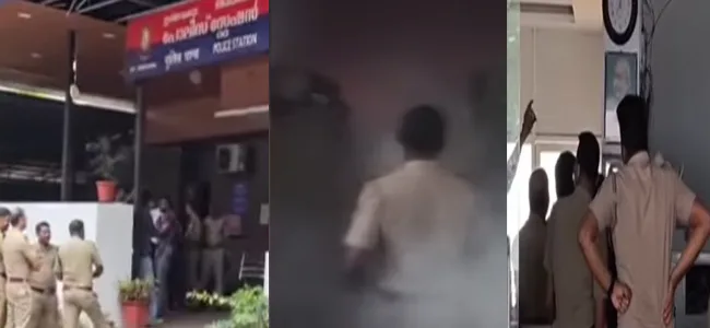 ഇരിഞ്ഞാലക്കുട പൊലീസ് സ്റ്റേഷനിൽ തീപിടുത്തം; രേഖകളും ഫർണിച്ചറുകളും കത്തിനശിച്ചു