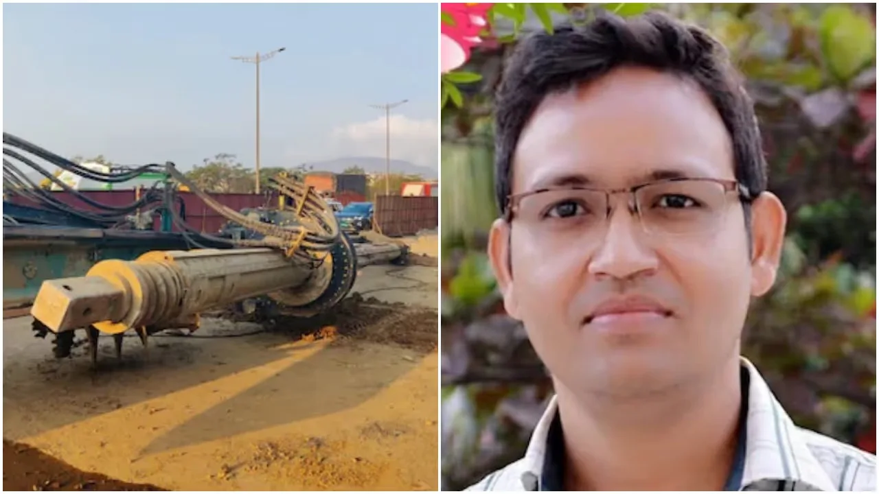 ‘സിയോൺ-പൻവേൽ ഹൈവേയിൽ’, പൈലിംഗ് യന്ത്രം തകർന്നു വീണ് അപകടം; ഡ്യൂട്ടി കഴിഞ്ഞ് വീട്ടിലേക്ക് മടങ്ങവെ പൊലീസ് കോൺസ്റ്റബിളിന് ദാരുണാന്ത്യം