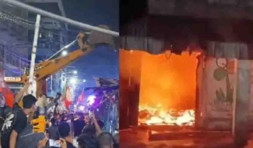 ബംഗാളില്‍ ബിജെപി തരംഗത്തിന് പിന്നാലെ അക്രമം അഴിച്ചുവിട്ട് തൃണമൂല്‍ കോണ്‍ഗ്രസ്; ബിജെപി പ്രവര്‍ത്തകന്‍......